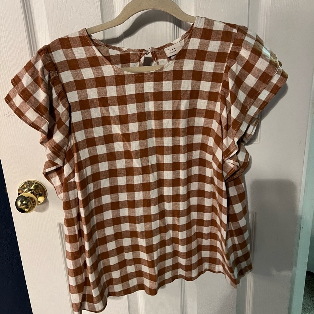 Target gingham top